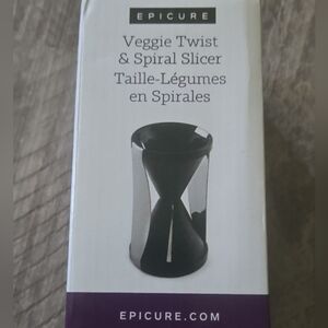 Epicure Veggie Twist Spiral Slicer NIB Healthy Meal Prep Zucchini Noodle